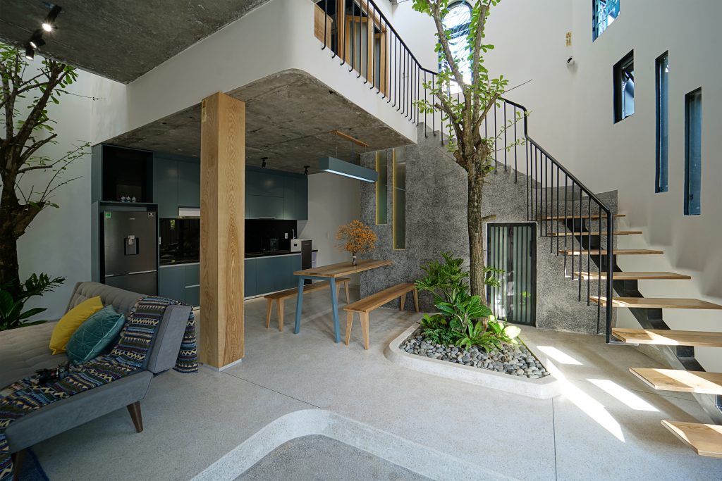 cân bằng màu sắc và kết cấu