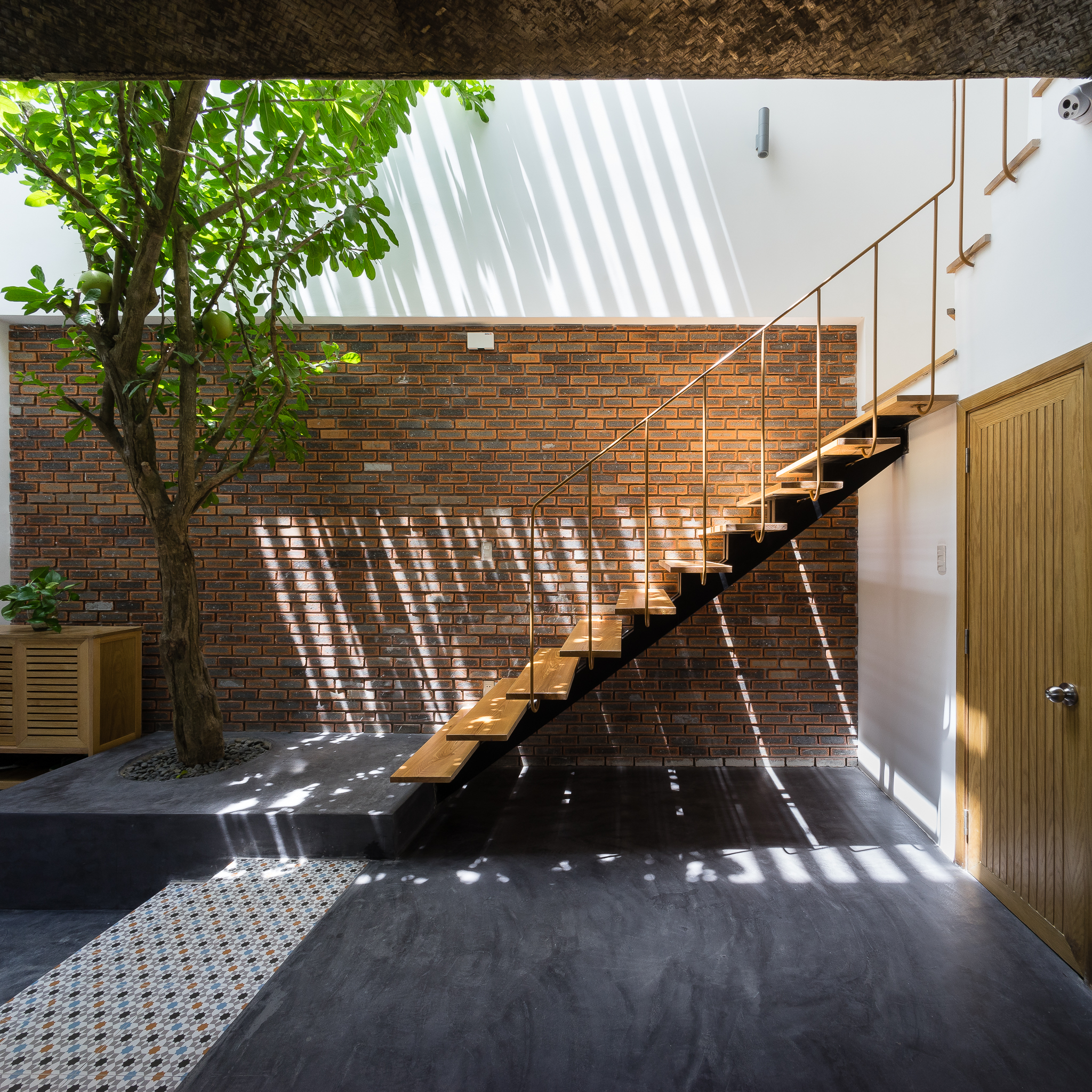 thiết kế giếng trời cho nhà phố