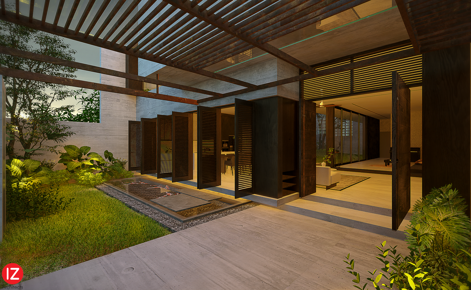 phong cách hiện đại tự nhiên